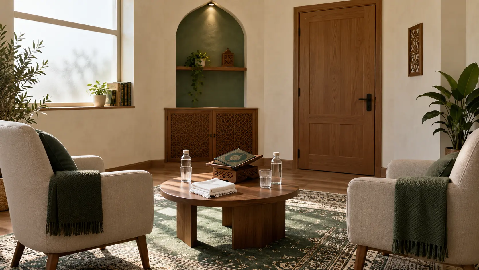 Salle de consultation sobre dédiée à la Roqya